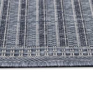 Trans Ocean Liora Manne Malibu Indoor/Outdoor Area Rug - Stylish Geometric Design For Any Space, Versatile Use Navy Polypropylene,Polyester Maus8822333