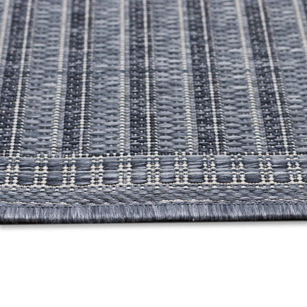 Trans Ocean Liora Manne Malibu Indoor/Outdoor Area Rug - Stylish Geometric Design For Any Space, Versatile Use Navy Polypropylene,Polyester Maus8822333