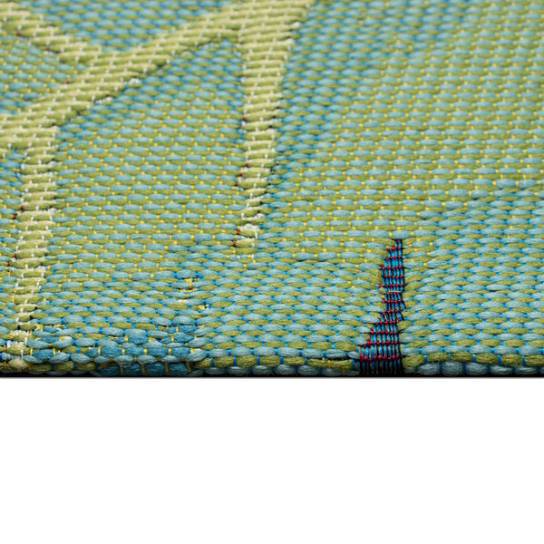 Trans Ocean Liora Manne Marina Mum Indoor/Outdoor Area Rug - Vibrant Floral Design For Style And Comfort Blue Polypropylene,Polyester Mna58818303