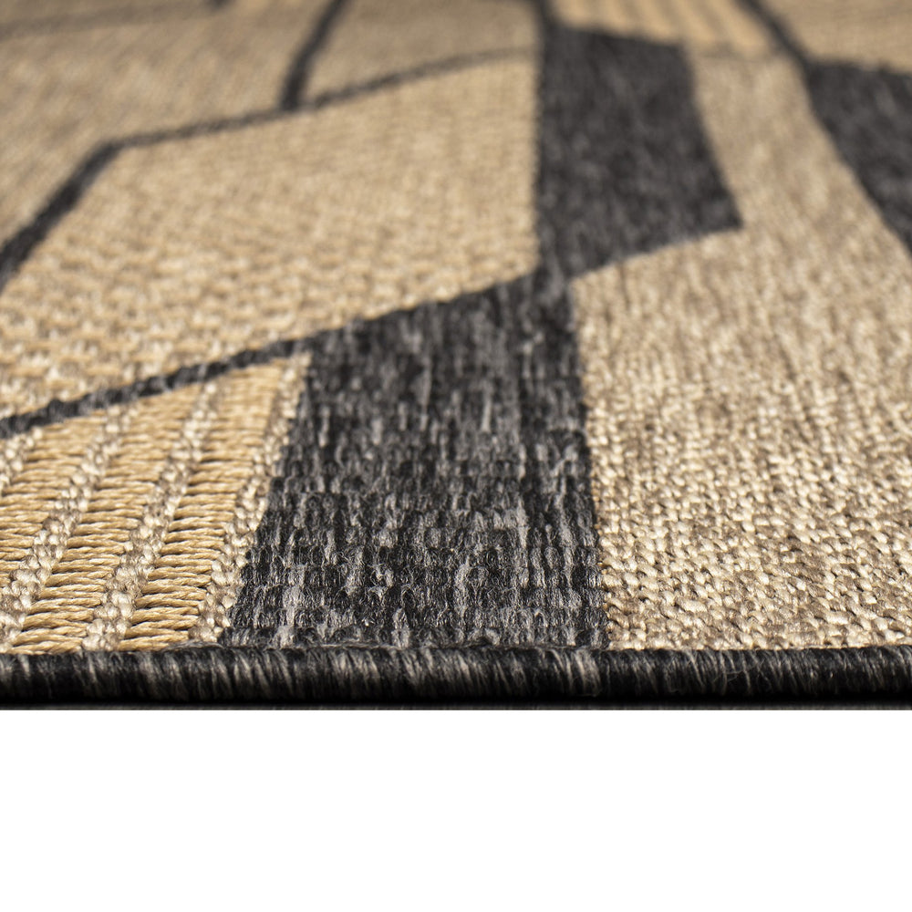 Trans Ocean Liora Manne Monaco Vienna Area Rug - Contemporary Geometric Design For Indoor/Outdoor Spaces Natural Polypropylene Moc57627712