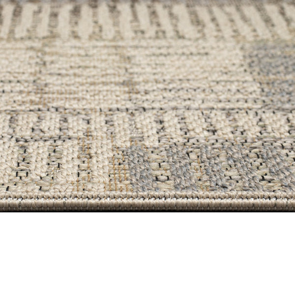 Trans Ocean Liora Manne Riviera Lines Area Rug - Contemporary Geometric Design For Indoor/Outdoor Spaces Natural Polypropylene Rvar8684512