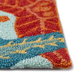 Trans Ocean Liora Manne Ravella Ocean View Hand-tufted Area Rug For Indoor/Outdoor Spaces - Stylish & Durable Blue Polypropylene,Acrylic Rvlr5227503