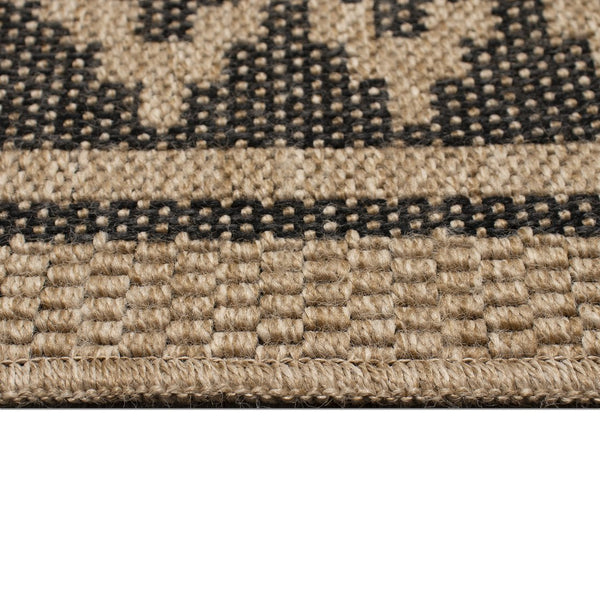 Trans Ocean Liora Manne Sahara Diamond Border Area Rug – Stylish Indoor/Outdoor Accent With Geometric Design Natural Polypropylene,Polyester Sahs8719212