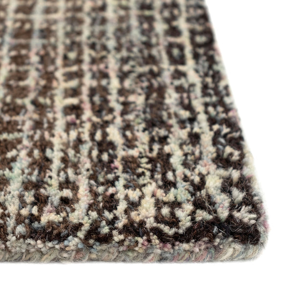 Trans Ocean Liora Manne Savannah Grid Indoor Area Rug - Chic Hand-tufted Wool Design For Modern Living Spaces Grey Wool Pile Svhr8951247