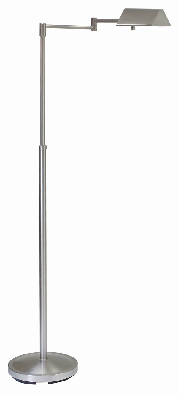 House Of Troy Pinnacle Elegant Floor Lamps With Double Encapsulated Halogen Bulb For Modern Home Lighting Solutions Satin Nickel Metal Pin400-sn