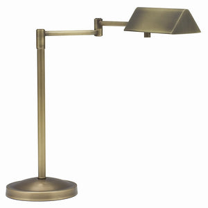 House Of Troy Pinnacle Elegant Table Lamps With Halogen Bulb For Stylish Home Illumination And Décor Enhancement Antique Brass Metal Pin450-ab