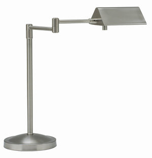 House Of Troy Pinnacle Elegant Table Lamps With Halogen Bulb For Stylish Home Illumination And Décor Enhancement Satin Nickel Metal Pin450-sn