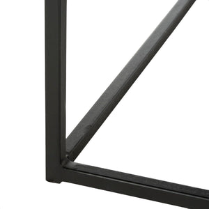 Safavieh LEROS Modern Square Fire Pit in Black Steel - Stylish, Durable & Perfect for Outdoor Entertaining PIT2002A