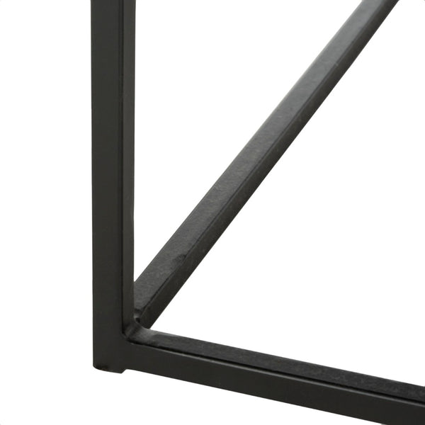 Safavieh LEROS Modern Square Fire Pit in Black Steel - Stylish, Durable & Perfect for Outdoor Entertaining PIT2002A