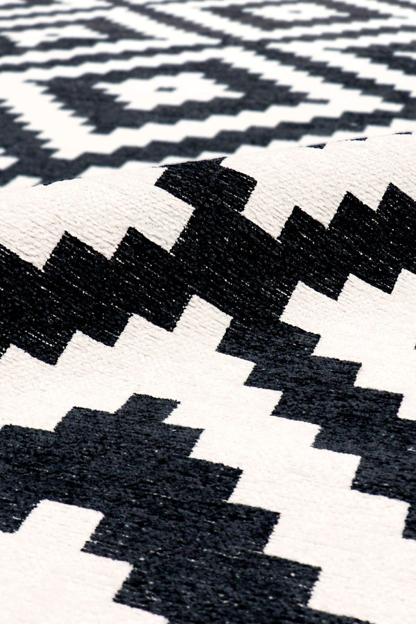 Pasargad Home Palermo Collection Geometric Power Loomed Area Rug, Soft & Durable Reversible Design   Pk-5003 5x8