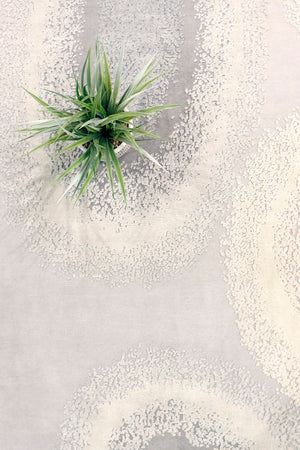 Pasargad Modern Collection Hand-knotted Silk & Wool Abstract Rug - Elegant Design For Sophisticated Homes   Pke-162 8x10