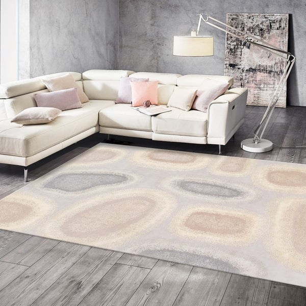 Pasargad Modern Collection Hand-knotted Silk & Wool Abstract Rug - Elegant Design For Sophisticated Homes   Pke-162 8x10
