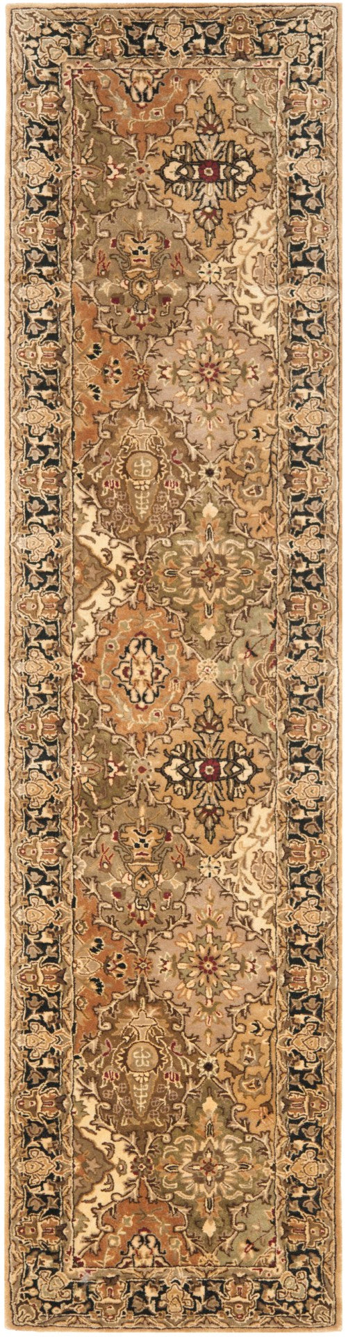 Safavieh Persian Legend Handcrafted Area Rug – Elegant Wool Design With Timeless Sophistication For Your Home Light Green ,Black New Zealand Wool Pl510a-4r
