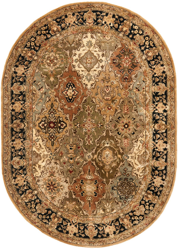 Safavieh Persian Legend Handcrafted Area Rug – Elegant Wool Design With Timeless Sophistication For Your Home Light Green ,Black New Zealand Wool Pl510a-4r