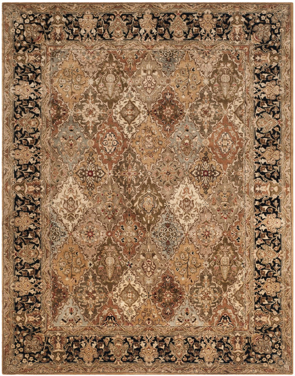 Safavieh Persian Legend Handcrafted Area Rug – Elegant Wool Design With Timeless Sophistication For Your Home Light Green ,Black New Zealand Wool Pl510a-4r
