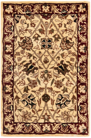Safavieh Persian Legend Area Rug – Luxurious New Zealand Wool, Elegant Floral Design For Timeless Home Decor Ivory ,Red New Zealand Wool Pl516a-8ov