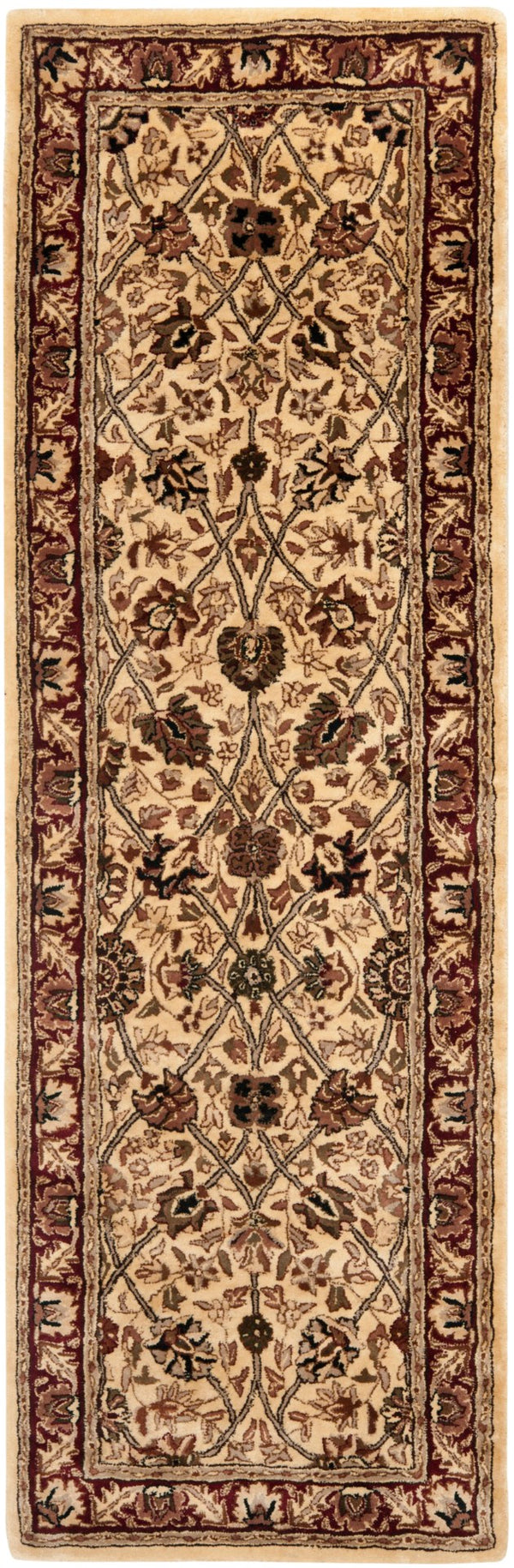 Safavieh Persian Legend Area Rug – Luxurious New Zealand Wool, Elegant Floral Design For Timeless Home Decor Ivory ,Red New Zealand Wool Pl516a-8ov