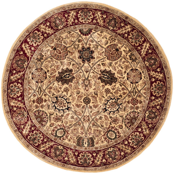 Safavieh Persian Legend Area Rug – Luxurious New Zealand Wool, Elegant Floral Design For Timeless Home Decor Ivory ,Red New Zealand Wool Pl516a-8ov