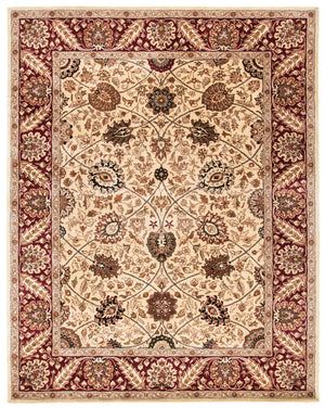 Safavieh Persian Legend Area Rug – Luxurious New Zealand Wool, Elegant Floral Design For Timeless Home Decor Ivory ,Red New Zealand Wool Pl516a-8ov