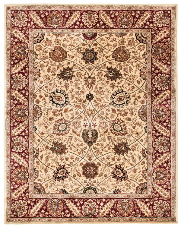 Safavieh Persian Legend Area Rug – Luxurious New Zealand Wool, Elegant Floral Design For Timeless Home Decor Ivory ,Red New Zealand Wool Pl516a-8ov