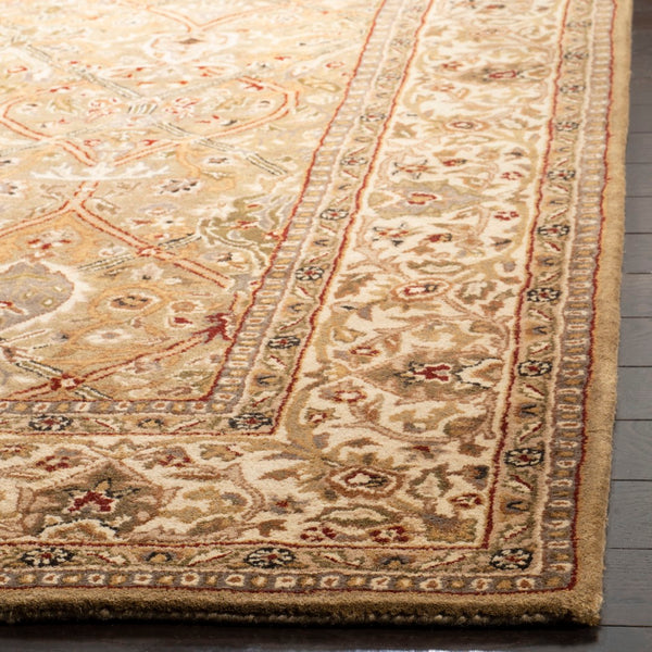 Safavieh Persian Legend Area Rug – Timeless Elegance & Luxurious Craftsmanship For Any Home Decor Style Light Green ,Beige New Zealand Wool Pl519a-4