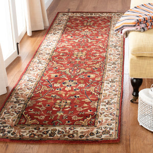 Safavieh Persian Legend 527a Luxurious Area Rug - Exquisite Wool Craftsmanship Enhancing Timeless Elegance Red ,Ivory Wool Pile Pl527a-24