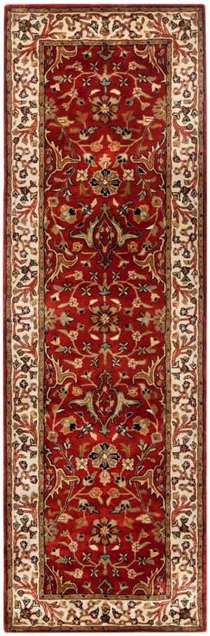 Safavieh Persian Legend 527a Luxurious Area Rug - Exquisite Wool Craftsmanship Enhancing Timeless Elegance Red ,Ivory Wool Pile Pl527a-24