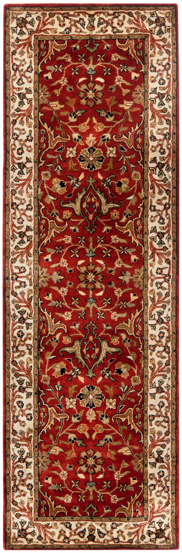 Safavieh Persian Legend 527a Luxurious Area Rug - Exquisite Wool Craftsmanship Enhancing Timeless Elegance Red ,Ivory Wool Pile Pl527a-24