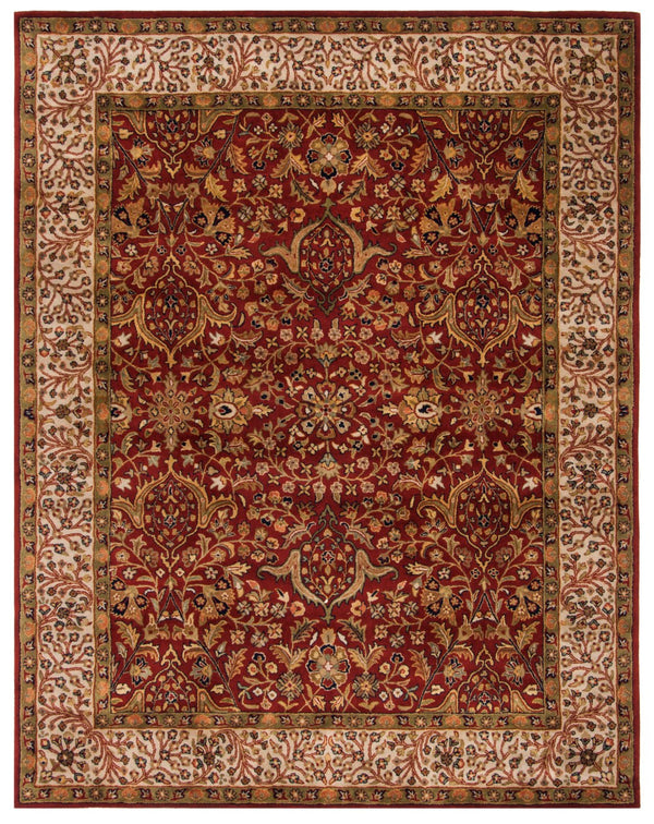Safavieh Persian Legend 527a Luxurious Area Rug - Exquisite Wool Craftsmanship Enhancing Timeless Elegance Red ,Ivory Wool Pile Pl527a-24