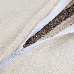 Hiend Accents Maguey Handwoven Oblong Pillow – Artisanal Comfort With Mayan-inspired Design For Your Home Decor Natural,Tan Face, 100% Sheepswool,Back, 100% Cotton Canvas,Fill, 95% Feather,5% Down Pl8000p1