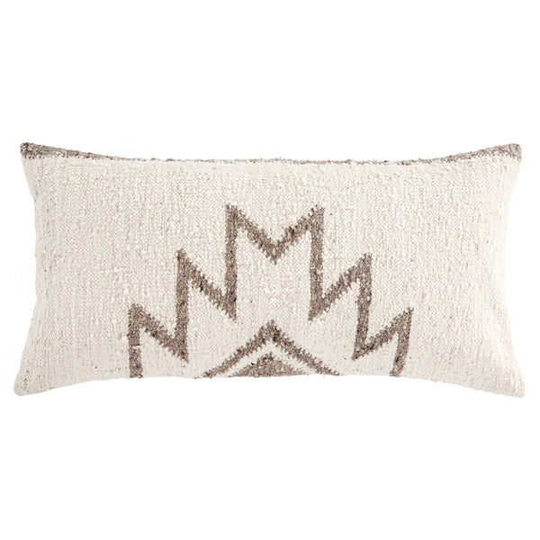 Hiend Accents Maguey Handwoven Oblong Pillow – Artisanal Comfort With Mayan-inspired Design For Your Home Decor Natural,Tan Face, 100% Sheepswool,Back, 100% Cotton Canvas,Fill, 95% Feather,5% Down Pl8000p1