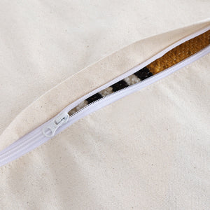 Hiend Accents Solola Handwoven Oblong Pillow - Artisan Crafted In Guatemala, Soft Wool & Feather Filled For Elegance Yellow,Natural Face, 100% Sheepswool,Back, 100% Cotton Canvas,Fill, 95% Feather,5% Down Pl8001p1