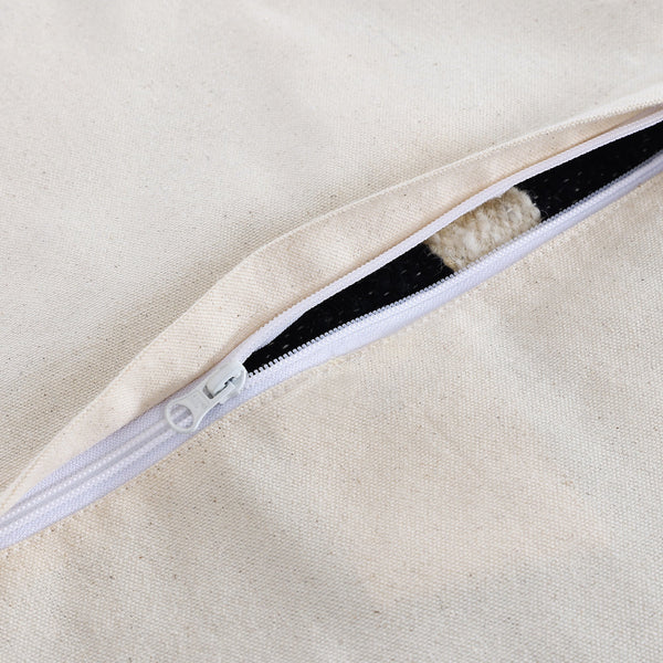 Hiend Accents Antigua Handwoven Oblong Pillow – Exquisite Aztec Patterns, Artisan Craftsmanship For Elegant Decor Black,White Face, 100% Sheepswool,Back, 100% Cotton Canvas,Fill, 95% Feather,5% Down Pl8002p1