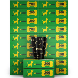 English Elm Kessler 20 Roll Set of 4000 Unscented Heavy-Duty Dog Waste Bags - Leak-Proof, Eco-Friendly Design PLA-6SIV55425-GG