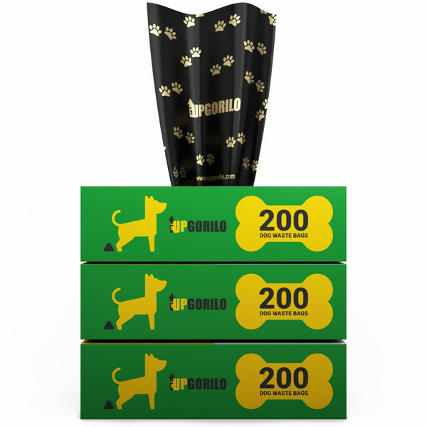 English Elm Kessler 600 Extra Thick Unscented Pet Waste Bags - 3 Rolls, Leak-Proof, Easy One-Handed Use! PLA-EQ7K55425-GG