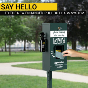 English Elm Kessler 10 Pack Pet Waste Bags - 1000 Leak-Proof, Unscented, Heavy-Duty Bags for Easy Disposal PLA-ZTFW55425-GG