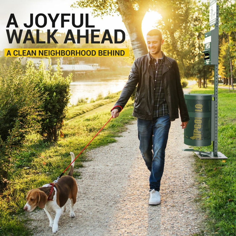 English Elm Kessler 10 Pack Pet Waste Bags - 1000 Leak-Proof, Unscented, Heavy-Duty Bags for Easy Disposal PLA-ZTFW55425-GG