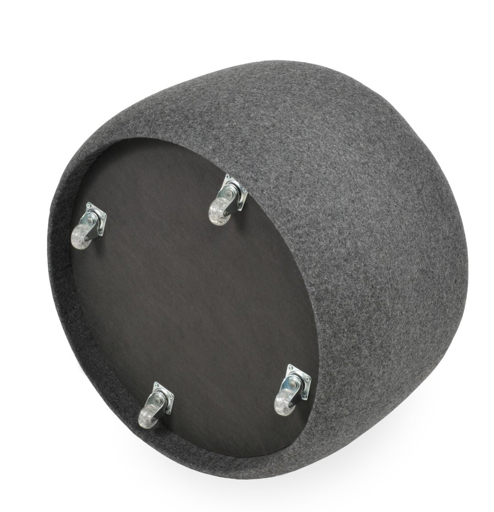 Soho Concept Planet Ottoman With Storage – Durable Camira Blazer Wool, Elegant Walnut Finish, 10-year Guarantee! Dark Grey,Walnut  Soho-concept-dining-chair-12371