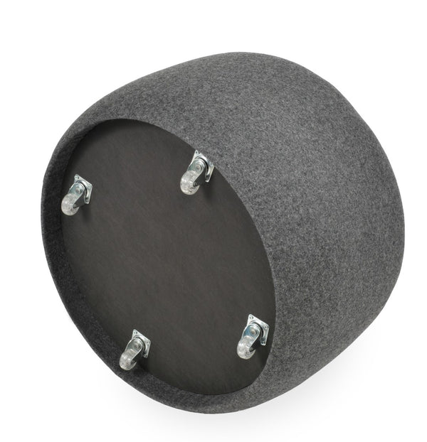 Soho Concept Planet Ottoman With Storage – Durable Camira Blazer Wool, Elegant Walnut Finish, 10-year Guarantee! Dark Grey,Walnut  Soho-concept-dining-chair-12371