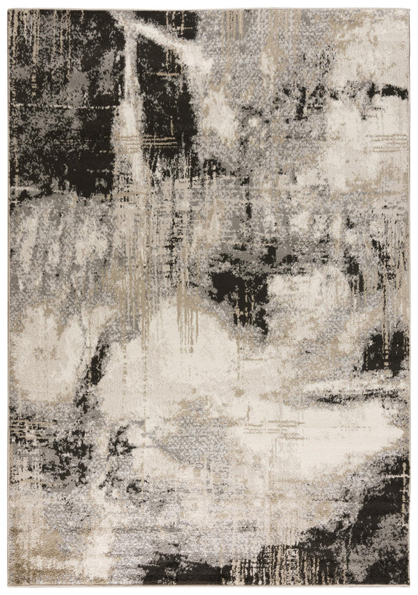 Rizzy Palace PLC852 Power Loomed  Polypropylene  Rug Gray 8'0" x 9'6"