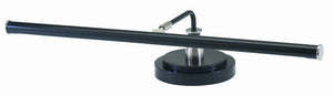 House Of Troy Led Piano Lamp - Elegant Black Design With Satin Nickel Accents For Perfect Lighting At Your Desk Black,Satin Nickel Metal Pled101-527