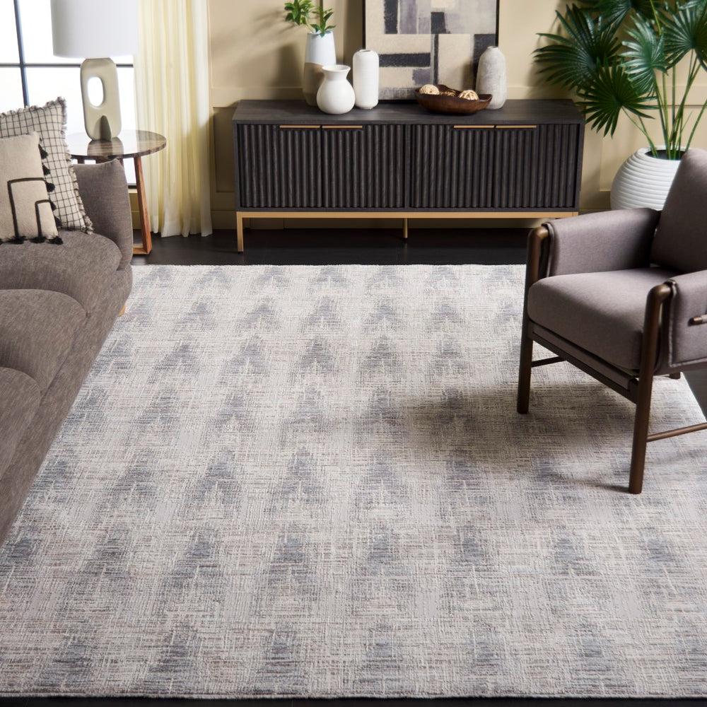 Safavieh Palmer Area Rug - Elegant Soft Polyester Design For Living Room & Bedroom - Modern Home Decor Ivory ,Grey Polyester Plr212a-10