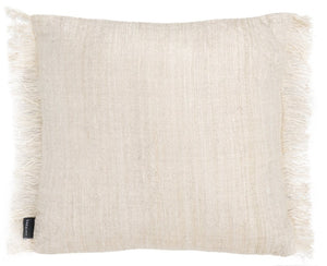 Safavieh Lurenz, Square Cotton Throw Pillow Neutral Toned Accent for Beds Sofas and Chairs Ivory PLS5013A-2020