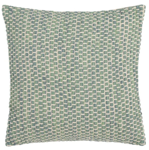 Safavieh Ina, Ina Solid Green Cotton Throw Pillow Earthy Organic Accent for Sofas and Beds PLS5018A-2020