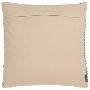 Safavieh Ina, Ina Solid Green Cotton Throw Pillow Earthy Organic Accent for Sofas and Beds PLS5018A-2020