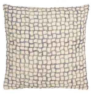Safavieh Quella, Solid Grey Cotton Throw Pillow Soft Breathable Square Accent for Sofa or Bed PLS5019A-2020