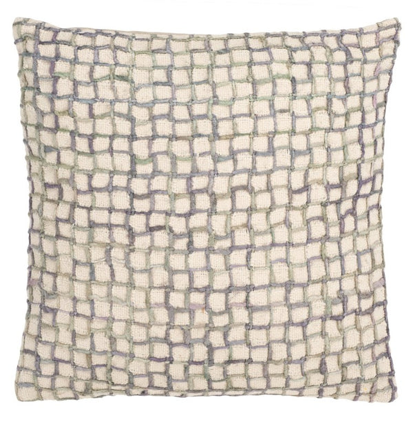 Safavieh Quella, Solid Grey Cotton Throw Pillow Soft Breathable Square Accent for Sofa or Bed PLS5019A-2020