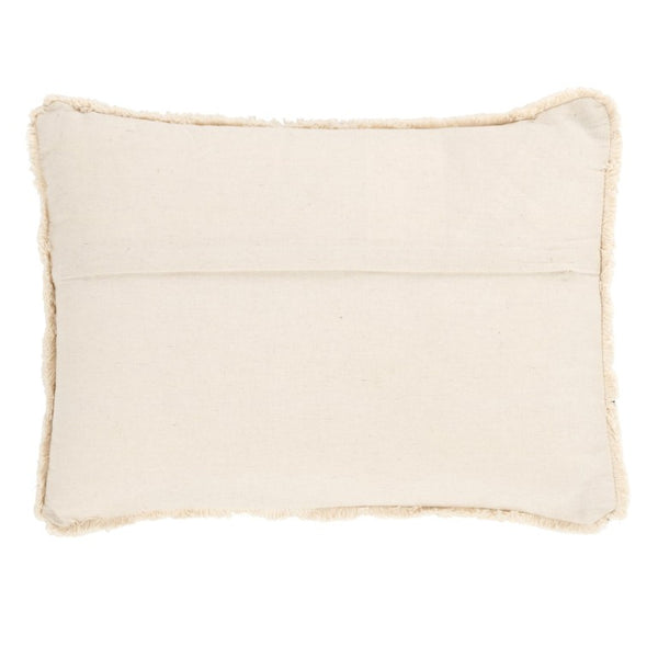 Safavieh Juara, Cotton Linen Lumbar Pillow Textured Taupe Accent for Sofa or Bed Layering PLS705A-1420