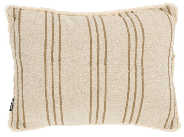 Safavieh Rory, Cotton Linen Lumbar Pillow Woven Neutral Texture for Sofas and Beds PLS706A-1420