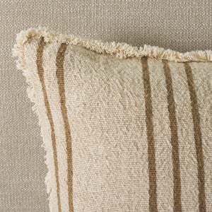 Safavieh Rory, Cotton Linen Lumbar Pillow Woven Neutral Texture for Sofas and Beds PLS706A-1420